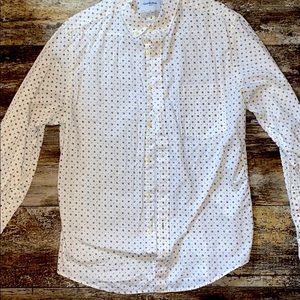 White Goodfellow long sleeve, button down